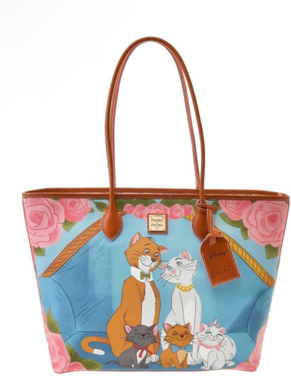Disney X Dooney and Bourke The Aristocats Tote Bag by Ann Shen NWT